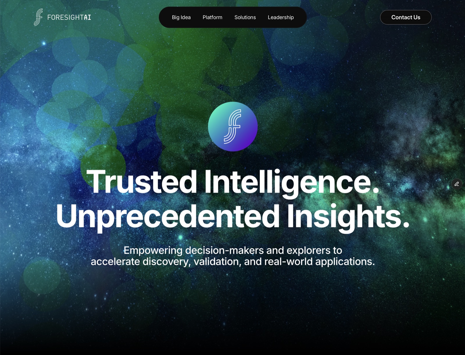 ForesightAI marketing site